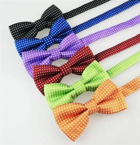 img 3 attached to 👔 Zakka Republic 6 Piece Set of Adjustable Pre-Tied Boys Bow Ties (BBT-03)