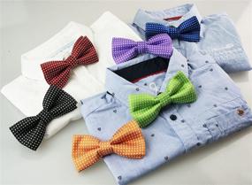 img 2 attached to 👔 Zakka Republic 6 Piece Set of Adjustable Pre-Tied Boys Bow Ties (BBT-03)