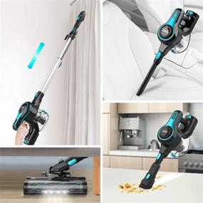 img 1 attached to Cordless Lightweight Powerful Rechargeable INSE Vacuum Cleaner: The Ultimate Cleaning Solution