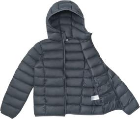 img 1 attached to SOLOCOTE Lightweight Water Resistant Windproof SLN2108 Grey 8Y Boys' Clothing ~ Jackets & Coats