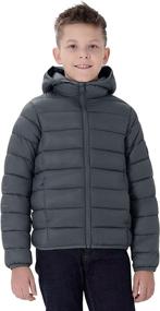 img 4 attached to SOLOCOTE Lightweight Water Resistant Windproof SLN2108 Grey 8Y Boys' Clothing ~ Jackets & Coats