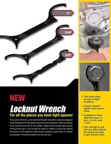 img 2 attached to Gardner Bender LNW-KIT Locknut Wrench Kit - Efficiently Loosen & Tighten ½ & ¾ Inch Locknuts with UL Compatibility - Heavy-Duty Steel Construction - 2 Pack Bundle, Black