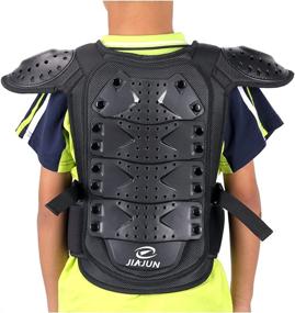 img 1 attached to 🚀 Ultimate Protection for Junior Riders: BARHAR Kids Dirt Bike Body Chest Spine Protector Vest for Motocross, Snowboarding & More