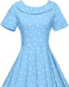 img 1 attached to GownTown Womens Vintage Dresses Hepburn Women's Clothing