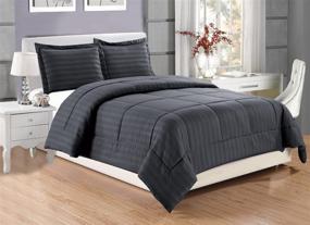 img 1 attached to Reversible Alternative Comforter Hypoallergenic Siliconized Bedding in Comforters & Sets