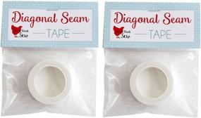 img 3 attached to 🐔 Diagonal Seam Tape Basting, 2 Pack - Cluck Cluck Sew