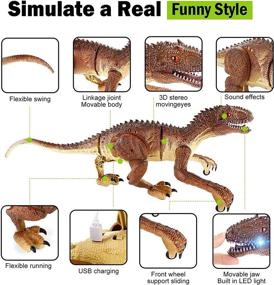 img 2 attached to 🦖 Dawdix Rechargeable Velociraptor: Immersive Simulation with Lifelike Realism