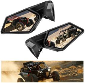 img 4 attached to Улучшите свой опыт на Can Am Maverick X3 с зеркалами Kiwi Master X3: необходимый аксессуар для гоночного зеркала для моделей 2017-2022 #715002898