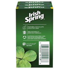 img 3 attached to Irish Spring Original Scent Men's Deodorant 🧼 Bar Soap - 3.7 oz (Pack of 24)