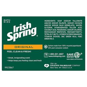 img 1 attached to Irish Spring Original Scent Men's Deodorant 🧼 Bar Soap - 3.7 oz (Pack of 24)
