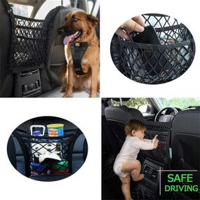 img 2 attached to FCILY Car Dog Barrier: Organize, Secure, and Drive Safely with Pets & Children in Your Car