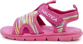 img 3 attached to Nautica Toddler Kids Sports Sandals Boys' Shoes : Sandals