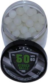 img 2 attached to 🔦 Night Vision Fluorescent Silicon Rubber Balls: Ideal Paintballs for Self Defense, Home Training, and Paintball with Glow in The Dark Effect (50 Cal).