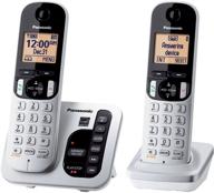 📞 efficient communication: panasonic kx-tgc222s answering system with 2 handsets logo