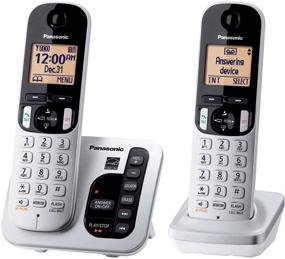 img 1 attached to 📞 Efficient Communication: Panasonic KX-TGC222S Answering System with 2 Handsets