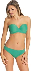 img 2 attached to Freya Black Solid Bikini Bottom - Women's Swimwear & Cover Ups