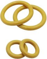 o-ring gaskets replacement for model #f4tz-6n653-a &amp; f4tz-6n653-b - fits 1994-2003 ford 7.3l powerstroke diesel turbo pedestal + compatible with e-350, e-450 econoline vans, f750f-250 super duty logo