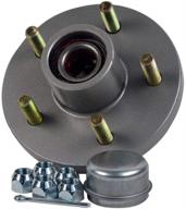 🚗 ce smith galvanized trailer hub kit, silver - tapered stud (1-3/8" to 1-1/16") - 5 x 4 1/2 logo