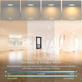 img 2 attached to 🔦 JULLISON Location Compatible Recessed LED Light in 2700K to 6000K