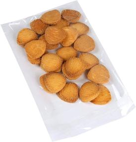 img 2 attached to 🛍️ MoloTAR 200 Count 5'' x 7'' Clear Resealable Cellophane Bags - Ideal for Bakery, Adhesive Treats, Candles, Soaps, Cookies - Poly Bags