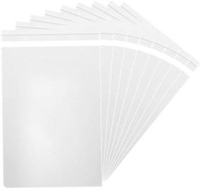 img 3 attached to 🛍️ MoloTAR 200 Count 5'' x 7'' Clear Resealable Cellophane Bags - Ideal for Bakery, Adhesive Treats, Candles, Soaps, Cookies - Poly Bags
