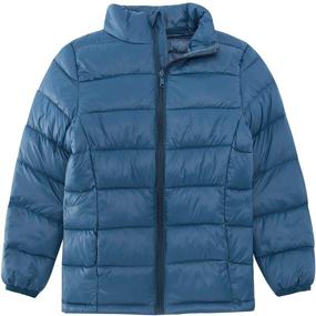 img 4 attached to Waterproof Windproof Lightweight Outerwear for Boys - Perfect for Standing Up