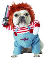 🎃 deadly doll pet dog costume by california costumes - perfect for halloween and cosplay logo