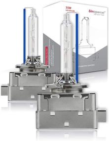 img 4 attached to 🔦 Sinoparcel D1S HID лампа для фар Pro- 8000K 35W Замена ксеноновой лампы с высоким и низким лучом -2 года гарантии- Улучшенная производительность освещения гарантирована.