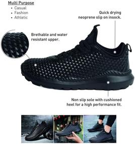 img 3 attached to 💧 Men's Urban Fit Waterproof Lightweight Shoes