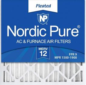 img 4 attached to 🌬️ Nordic Pure 20x20x2 MERV 12 Pleated Air Filter
