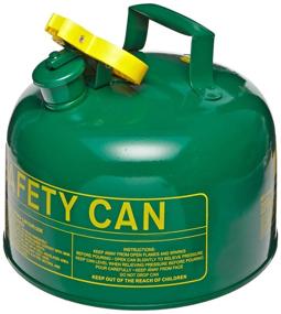 img 1 attached to 🦅 Eagle UI-20-SG Type I Metal Safety Can for Combustibles: 2 Gallon Capacity, Green