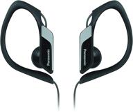 enhance your workout experience with panasonic rp-hs34e-k black sport headphones rphs34 logo