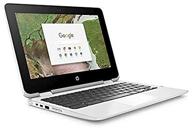 💻 hp x360 11.6-inch 2-in-1 touchscreen hd chromebook laptop, intel celeron n3350 up to 2.4ghz, 4gb ddr4, 64gb emmc, wifi, webcam, stereo speakers, bluetooth 4.2, chrome os, snow white logo