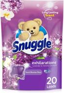 🌸 snuggle laundry scent boosters, lavender joy, concentrated scent pacs, 20 pouch count logo