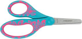 img 2 attached to Fiskars 194220 Back to School Supplies, Softgrip Blunt-tip Kids Scissors, 5 Inch - Color May Vary