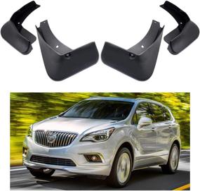 img 4 attached to 🚗 MOERTIFEI Car Mudguard Fender Mud Flaps for Buick Envision (2016-2020): Splash Guards Review & Compatibility