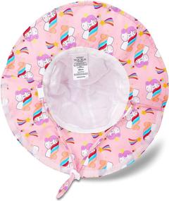 img 1 attached to Dream Bridge Kids Toddler Sun Hat: Adjustable Wide Brim Bucket Hat for Boys and Girls - Ultimate Summer Protection and Breathability