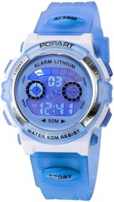 img 4 attached to ⌚ Girls' Waterproof Digital Outdoor Wrist Watches with Watch Function