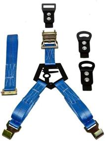 img 2 attached to 🔵 N-Fab BM1TSBL Rapid Tire Strap Universal Bed Mount: Gloss Blue & Gloss Black - Reliable, Versatile, and Stylish