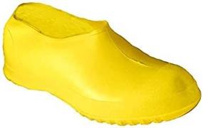 img 4 attached to 👞 WORKBRUTES 35113.LG Hi-Top Overshoe Cleated Outsole PVC Boot – Large Size, Yellow Color