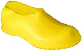 img 3 attached to 👞 WORKBRUTES 35113.LG Hi-Top Overshoe Cleated Outsole PVC Boot – Large Size, Yellow Color