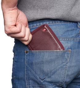 img 1 attached to Alpine Blocking Leather Wallet Bi Fold Men's Accessories for Wallets, Card Cases & Money Organizers