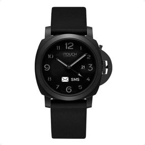 img 4 attached to ITouch Connected Hybrid Smartwatch Fitness Tracker Heart Rate Step Counter Sleep Monitor Connected GPS Notifications IP68 Waterproof For Women And Men Up To 30 Day Battery Compatible W Android &Amp Cell Phones & Accessories for Accessories