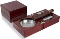 💨 compact and stylish cherry folding ashtray with integrated lighter - mantello логотип