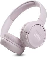 🎧 immerse yourself with jbl tune 510bt: rose wireless on-ear headphones, unleashing purebass sound! logo