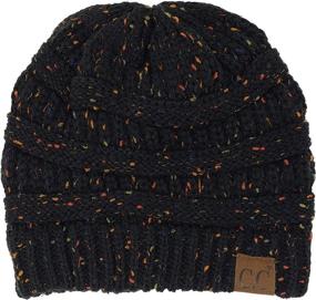 img 2 attached to 🎩 Funky Junque Confetti Knit Beanie: A Trendy Winter Hat, Offering Thick, Soft, and Warm Comfort for Both Genders