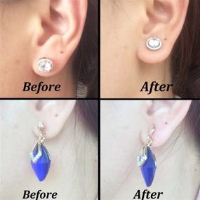 img 2 attached to DELECOE Hypoallergenic Adjustable Repacements Earrings Beading & Jewelry Making