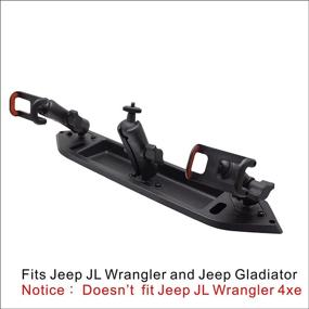 img 3 attached to 📱 Voswitch JL201 Phone Mount Pack for Jeep Wrangler JL JLU 2018-Current & Gladiator 2020-Current: Ultimate Phone Mounting Solution