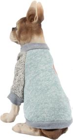 img 1 attached to 🐶 HAPEE Dog Sweater for Small and Medium Dogs with Emblem - Winter Pet Clothes, Warm Puppy Cat Dog Shirt