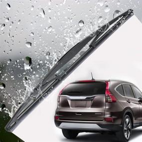 img 4 attached to 🚗 Beler 14-inch Car Rear Rain Window Windshield Wiper Blade for Honda CR-V, Fit Jazz, Pilot & Infiniti EX35 (Fulfilled by Amazon)